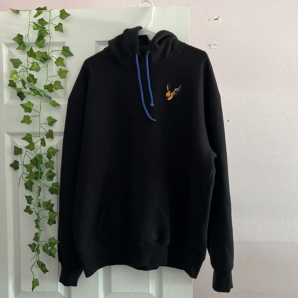 Quackity Blue Flame Duck Hoodie (SIGNED)
